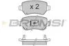 Гальмівні колодки зад. Combo 05-/Astra G/H BREMSI BP3027 (фото 1)