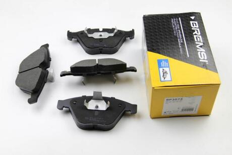 Гальмівні колодки пер. BMW 5(E60)/7(E65) 02-10 (ATE) (155,1x68,5x20,3) BREMSI BP3073