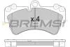 Гальмівні колодки пер. Audi Q7/Touareg/Cayenne BREMSI BP3099 (фото 1)