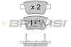 Гальмівні колодки зад. Toyota Avensis 00-08 (Bosch) BREMSI BP3112 (фото 1)