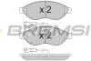 Гальмівні колодки пер. Jumper/Ducato/Boxer 06- (1.1-1.5t) BREMSI BP3285 (фото 1)