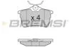 Гальмівні колодки зад. Berlingo/Partner 08- BREMSI BP3386 (фото 1)