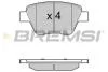Гальмівні колодки зад. Caddy/Jetta 10-/Golf 09-13 BREMSI BP3429 (фото 1)