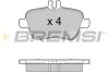 Гальмівні колодки зад. Mercedes Benz C117/W176/W246 BREMSI BP3469 (фото 1)