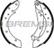 Гальмівні колодки зад. 405/Berlingo/Partner/Xsara (96-21) BREMSI GF0106 (фото 1)