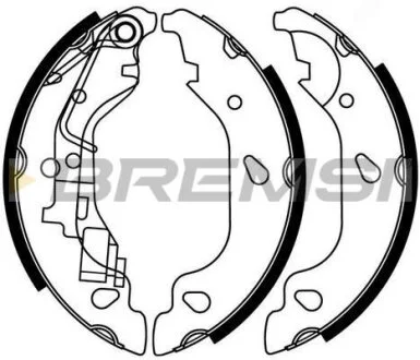 Гальмівні колодки зад. Punto/Grande Punto 99-12 BREMSI GF0157