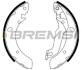 Гальмівні колодки зад. Hyundai Lantra 90-00/Coupe 96-02 (Mando) BREMSI GF0733 (фото 1)