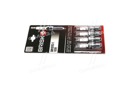 Свічка запалювання EXTRA ВАЗ (16 кл.) (3-х конт.) (інд. уп.) BRISK DR15TC1
