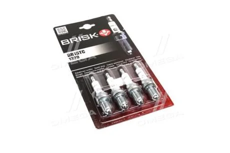 Свеча зажигания Extra CHEVROLET Aveo (T300), Cruze (J300, J308, J305), EVANDA, LACETTI (J200), DUSTER, LOGAN (LS_, KS_), SANDERO к-т BRISK DR15TC