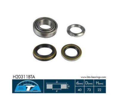 Комплект подшипника ступицы колеса BTA H20311BTA