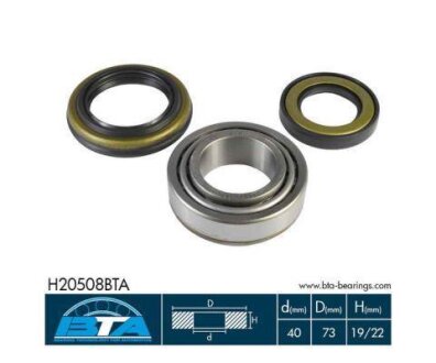 Комплект ступичных подшипников задн KIA PREGIO, RETONA, SPORTAGE 2.0-2.7D 07.93- BTA H20508BTA