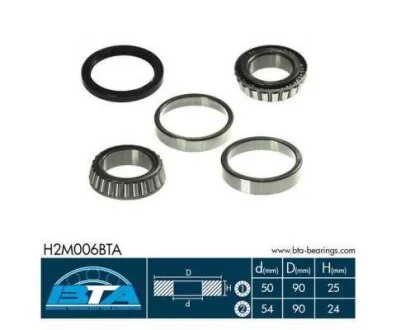 Комплект підшипника колеса задн Лів/Прав (50x90x23/24,75) MERCEDES SPRINTER 4-T (B904) VW LT 28-46 II 2.1D-2.9D 02.95-07.06 BTA H2M006BTA