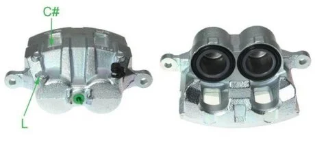 Гальмівний супорт BUDWEG CALIPER 344472