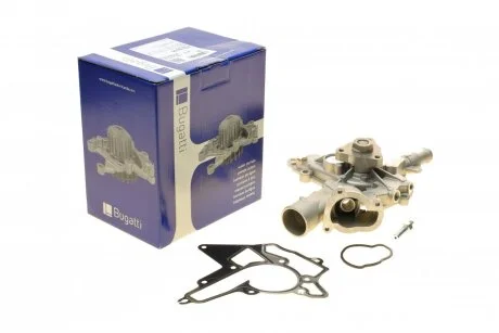 Помпа системи охолодження Opel Astra G/H/Combo/Corsa C/D/Meriva A 1.0/1.2/1.4 00-14 BUGATTI PA10030