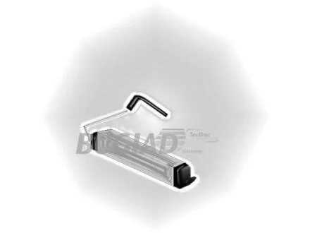 Патрубок системи турбонаддува Mercedes Sprinter 5-T (906) VW Crafter 30-35, Crafter 30-50 2.0D/2.1D 06.06- BUGIAD 87644