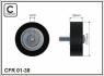 Ролик проміжний поліклинового ремня BMW 1 E81/E82/E87/E88/3 E46/E90/E91/E92/E93/5 E60/X1 E84/X3 E83/Z4 E85 1.6-2.0 10.99-06.15 70x10x26 CAFFARO 01-38 (фото 1)