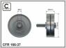 Ролик проміжний поліклинового ремня Honda Civic VI/ Opel Astra G/H/H GTC/Combo/Corsa C/D/Meriva A/Zafira/Zafira B 1.7D 02.00- (76x10x26) CAFFARO 16637 (фото 1)