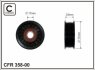 Ролик проміжний поліклинового ремня Opel Omega B/Signum/Vectra B/C/C GTS 2.5-3.2 03.94-07.06 77x17x23 CAFFARO 35800 (фото 1)