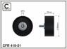 Ролик проміжний поліклинового ремня BMW 5 E60/E61/6 E63/E64/7 E65/E66/E67 2.5D/3.0D 09.02-12.10 85x10x32 CAFFARO 41951 (фото 1)