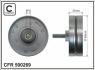 Ролик генератора Ford Connect 1.8D/TDCI 02- (+AC) (90x30x10) (метал/гладкий) CAFFARO 500269 (фото 1)