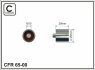 Ролик проміжний ремня ГРМ Audi A3/A4/A6/TT, Seat Alhambra/Altea/XL/Cordoba/Exeo/ST/Ibiza II/III/Leon/Toledo II/III, Skoda Octavia I/II 1.6-2.0 01.95- 29x10x29 CAFFARO 6500 (фото 1)