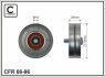 Ролик проміжний поліклинового ремня Seat Cordoba/Ibiza III, Skoda Fabia I/Praktik/Fabia II/Roomster, VW Polo 1.9D 11.99-04.12 70x17x24 CAFFARO 6696 (фото 1)