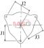 Генератор SMART Fortwo/Roadster/Cabrio/City-coupe "0,6-0,7" 00-07 CARGO 112384 (фото 4)