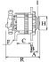 Генератор OPEL Combo/Corsa/Meriva &quot;1,7&quot; 03&gt;&gt; CARGO 113941 (фото 4)
