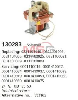 Втягуюче pеле заміна на /Bosch F032130283 CARGO 130283