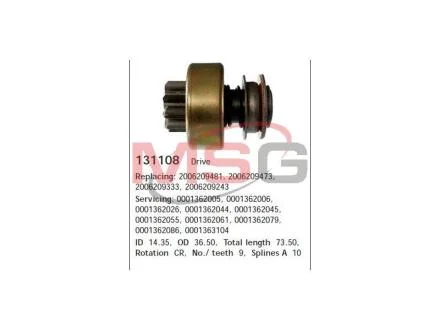 Бендикс BO, CG131108, 2-473 Ford,Mercede s,Peogeot CARGO 131108