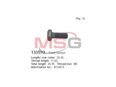 Болт кришки втягуючого реле BO (m8/рiзьб а 17.60mm/L 25.95mm) CARGO 133573