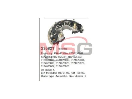Диодный мост Volkswagen, Skoda, Audi, Seat CARGO 236821
