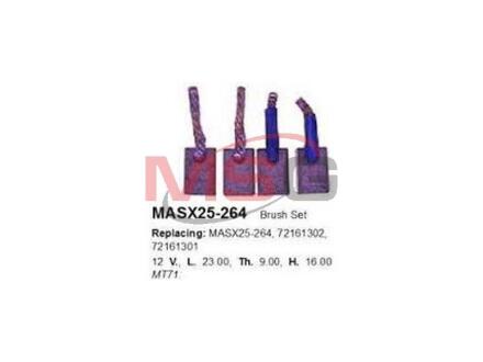 Щётка стартера CARGO MASX25-264