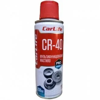 Мультифункціональне мастило MULTIFUNCTIONAL LUBRICANT CR-40, 200ml (24шт/уп) CarLife CF202