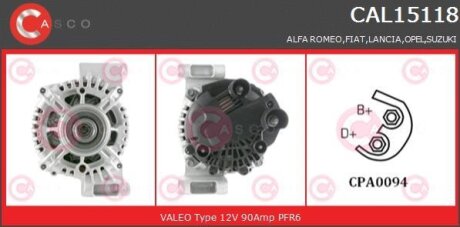 Генератор CASCO CAL15118GS