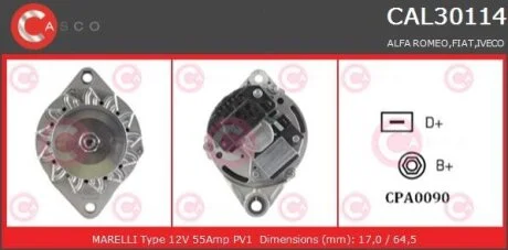 Генератор CASCO CAL30114AS