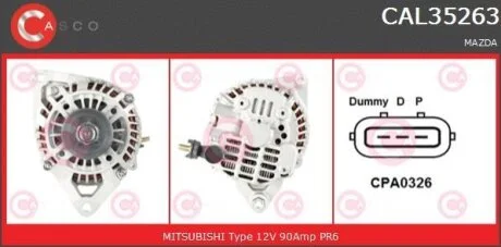 Генератор CASCO CAL35263AS