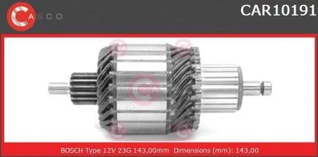 Якір стартера CASCO CAR10191AS