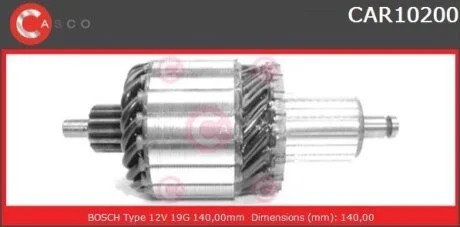 Якір стартера CASCO CAR10200AS