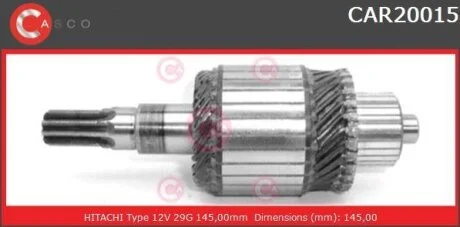 Якір стартера CASCO CAR20015AS