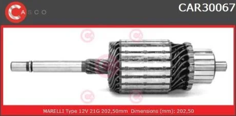 Якір стартера CASCO CAR30067AS