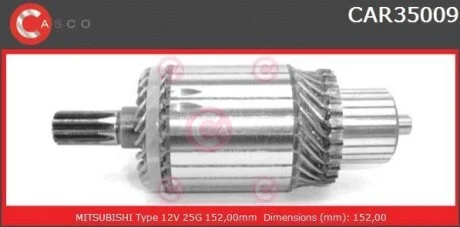Якір стартера CASCO CAR35009AS