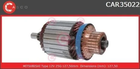 Якір стартера CASCO CAR35022AS