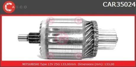 Якір стартера CASCO CAR35024AS