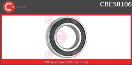 Подшипник 30x55x13 CASCO CBE58106AS