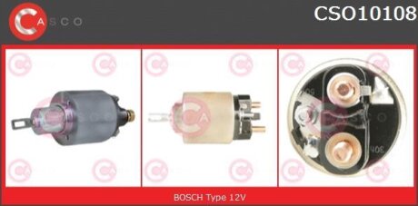 Магнітний перемикач, стартер CASCO CSO10108AS