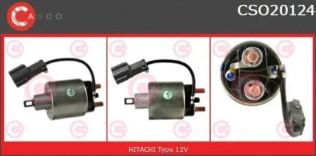 Магнітний перемикач, стартер CASCO CSO20124AS