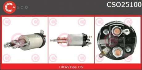Магнітний перемикач, стартер CASCO CSO25100AS