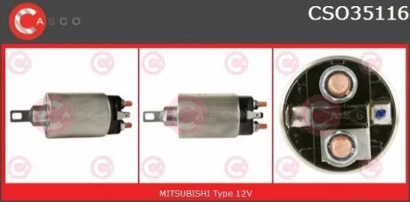 Тягове реле, стартер CASCO CSO35116AS
