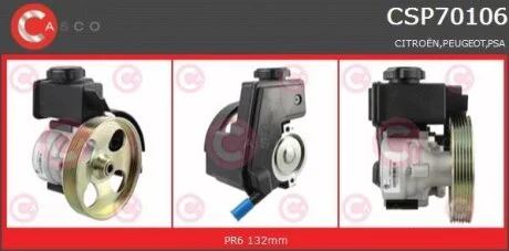 Гідравлічний насос, механізм рульового керування CASCO CSP70106AS